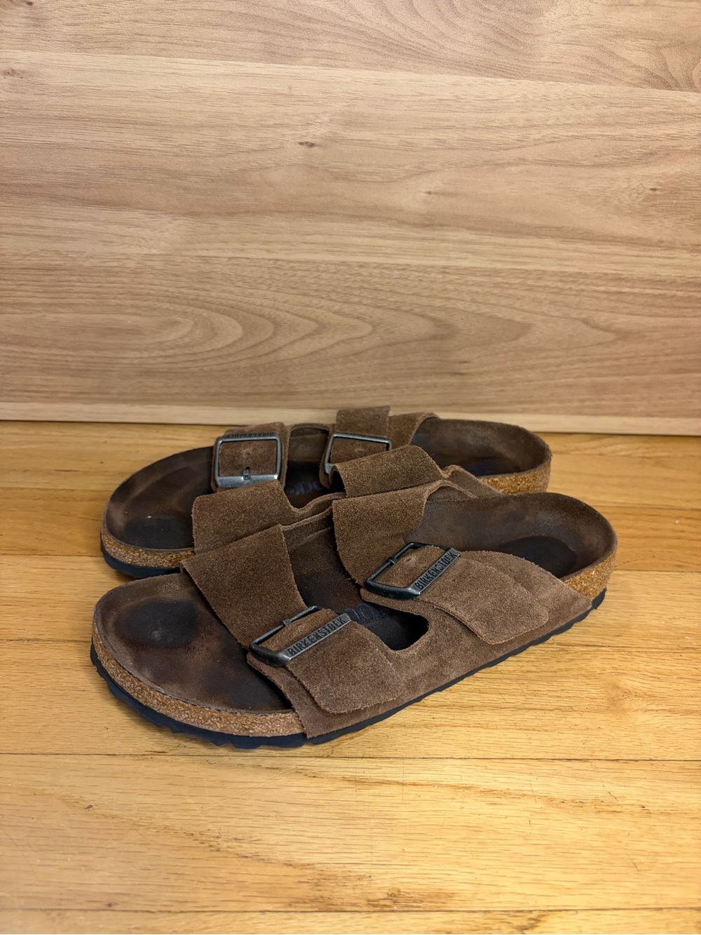 Birkenstock Arizona Soft Footbed Suede Sandals - Size 37